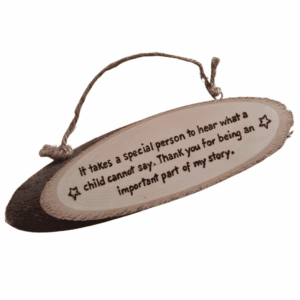 Handmade Wooden SEN Teacher Thank You Gift