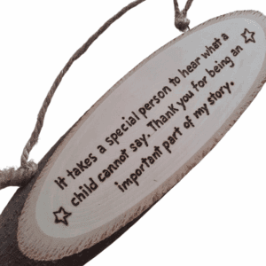 Handmade Wooden SEN Teacher Thank You Gift - Image 2